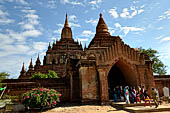 Bagan Myanmar. Sulamani temple. The main entrance. 